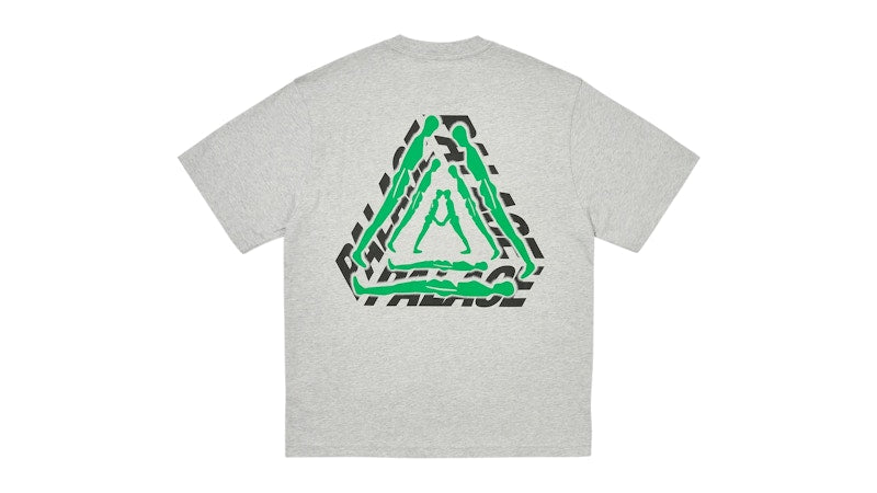 Palace P3 Lean T-Shirt Grey Marl