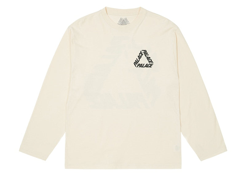 Palace P3 Longsleeve Soft White