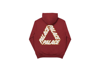 Palace P3 Team Hood Burgundy