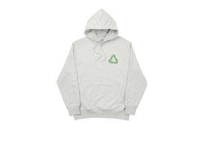 Palace P3 Team Hood Grey Marl