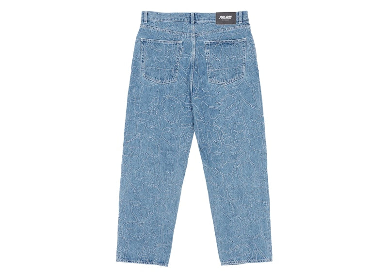 Palace P45 Splat Jean Stone Wash