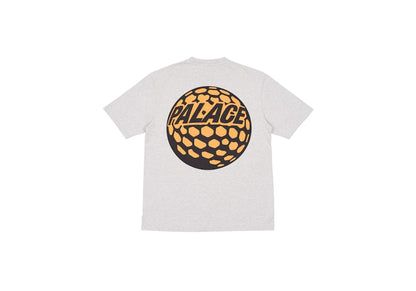 Palace P45 T-shirt Grey Marl/Orange/Black