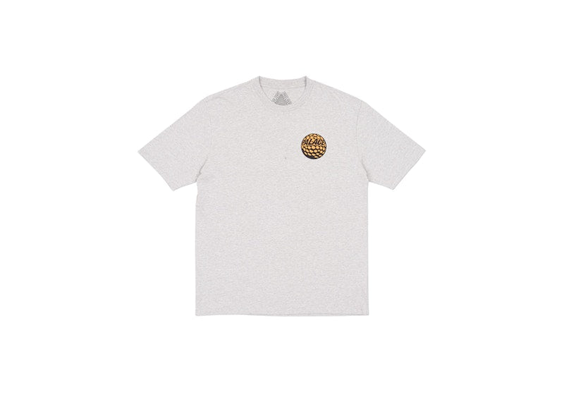 Palace P45 T-shirt Grey Marl/Orange/Black