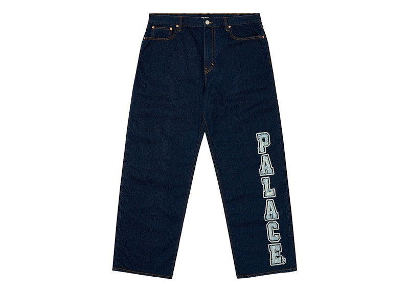 Palace P90 College Stress Baggy Jean Indigo Wash