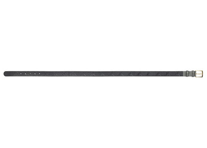 Palace PAL-M-Gram Leather Belt Midnight Blue