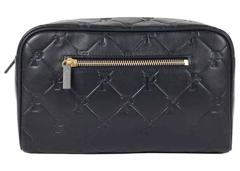 Palace PAL-M-Gram Leather Washbag Midnight Blue