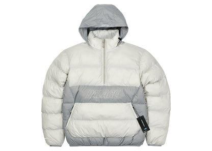 Palace PAL-TEX Half Zip Puffa Grey