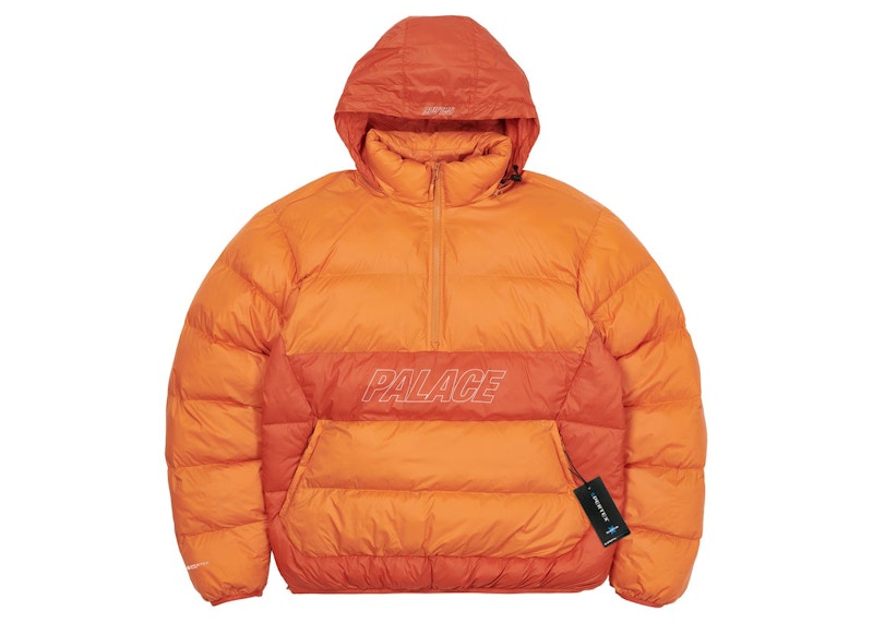 Palace PAL-TEX Half Zip Puffa Orange