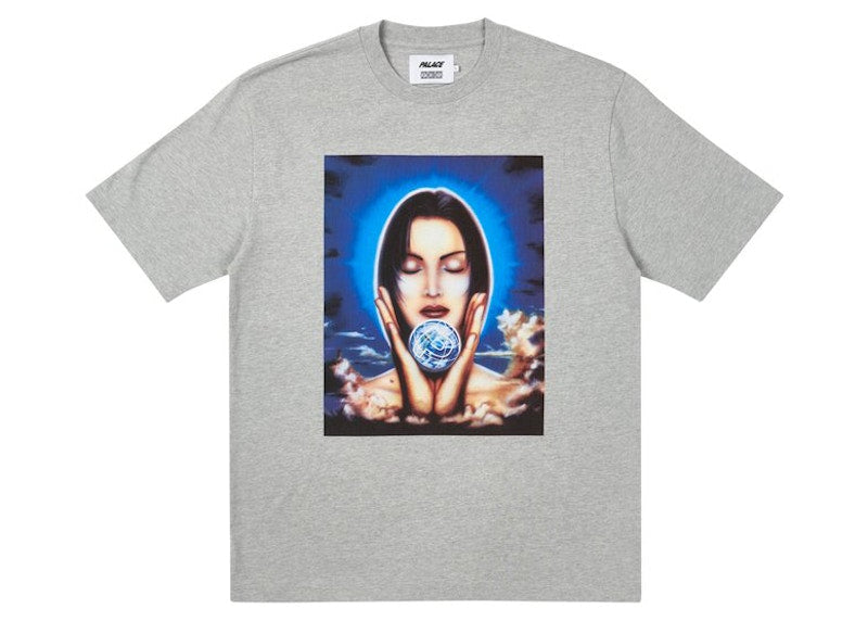 Palace PEZ Angel of Palace T-shirt Grey Marl