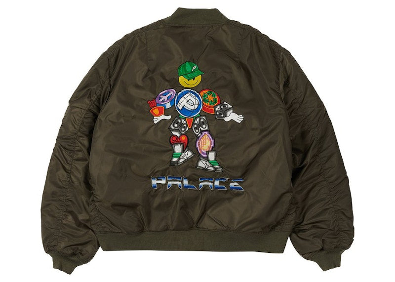 Palace PEZ Pezman MA1 Jacket Olive
