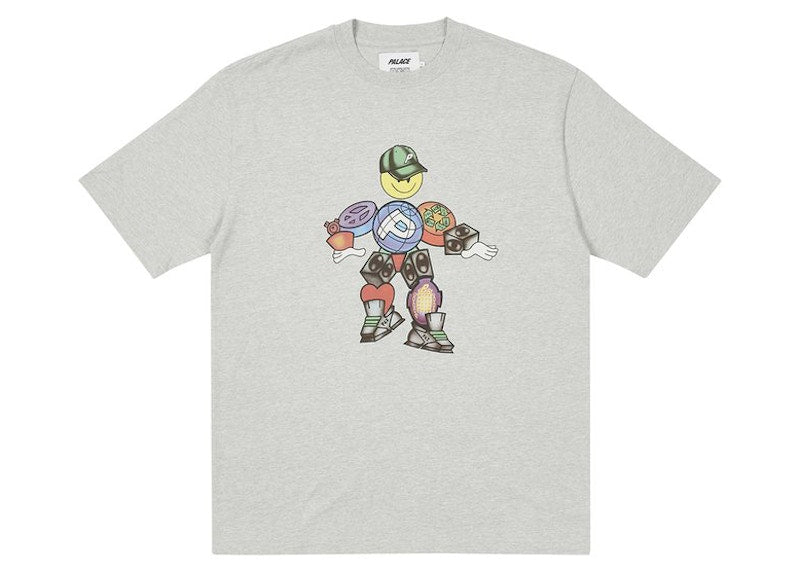Palace PEZ Pezman T-shirt Grey Marl