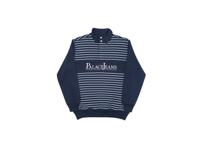 Palace PJ Popper Neck Navy