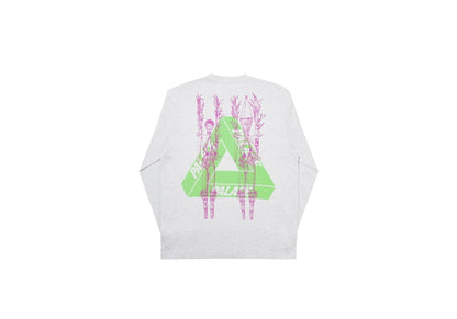 Palace Pair Of Hippys Longsleeve Grey Marl