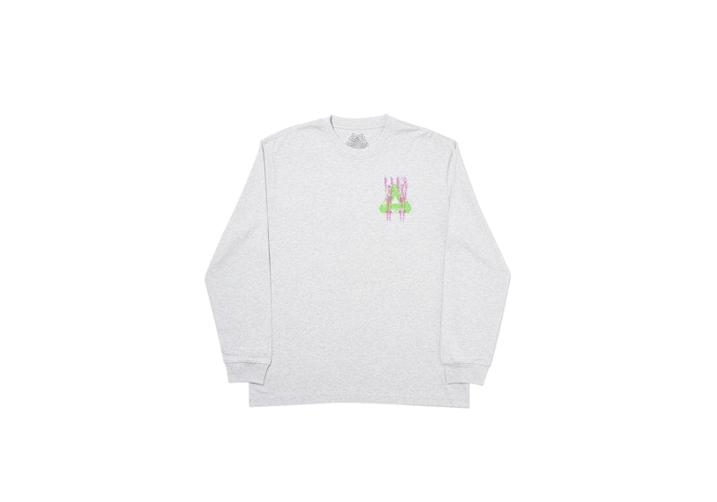 Palace Pair Of Hippys Longsleeve Grey Marl