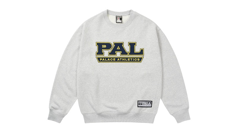 Palace Pal Athletics Crew Grey Marl