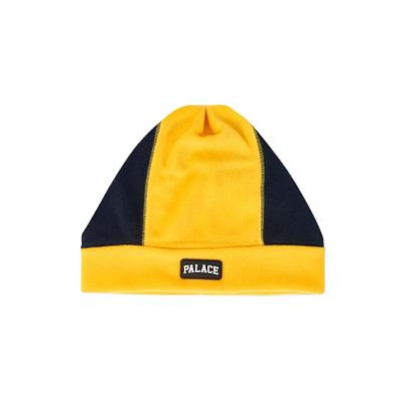 Palace Pal Fleece Beanie Yellow/Navy