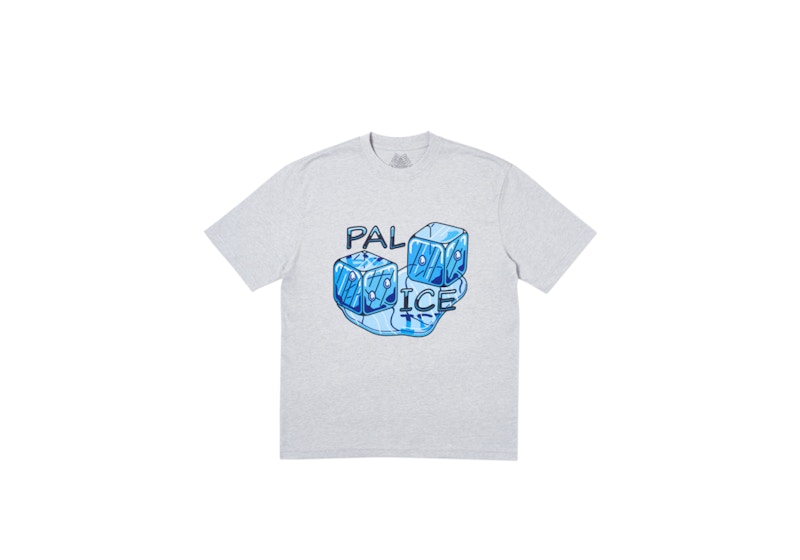 Palace Pal Ice T-Shirt (SS19) Grey Marl