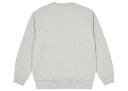 Palace Pal State Crew Grey Marl