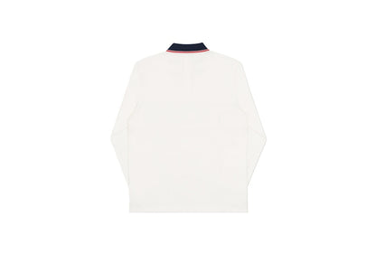 Palace Handle Longsleeve Polo White