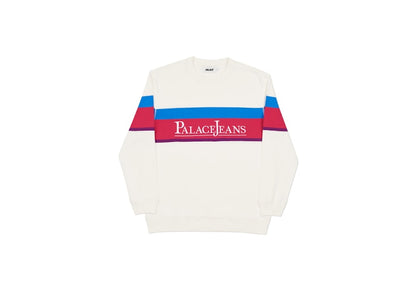 Palace Jeans Crew White