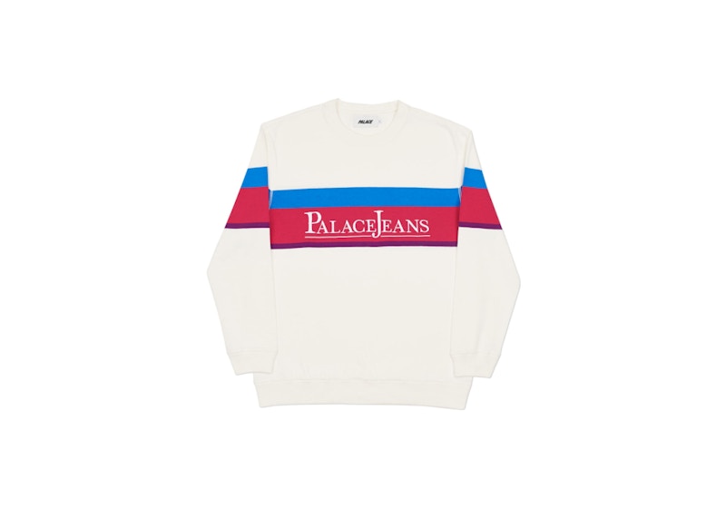 Palace Jeans Crew White