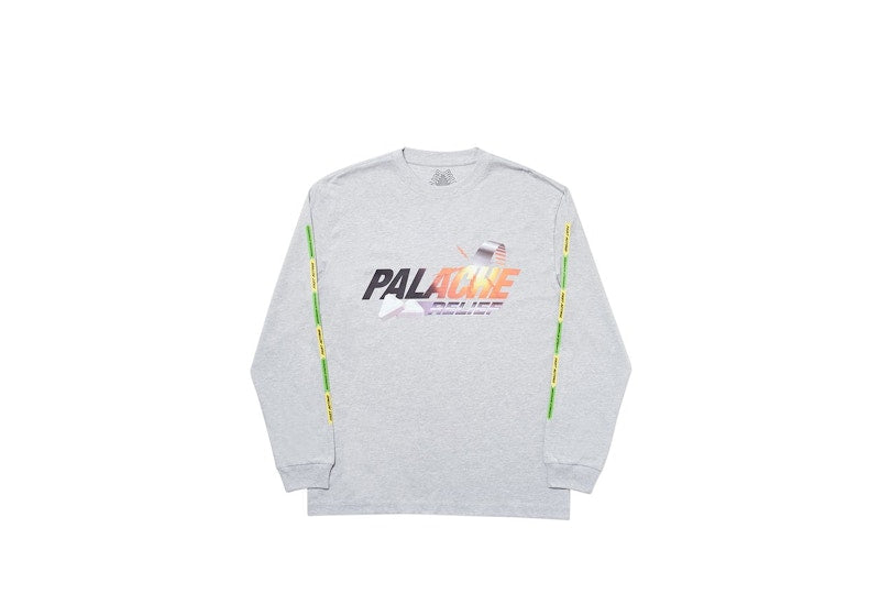 Palace Palache Longsleeve Grey Marl
