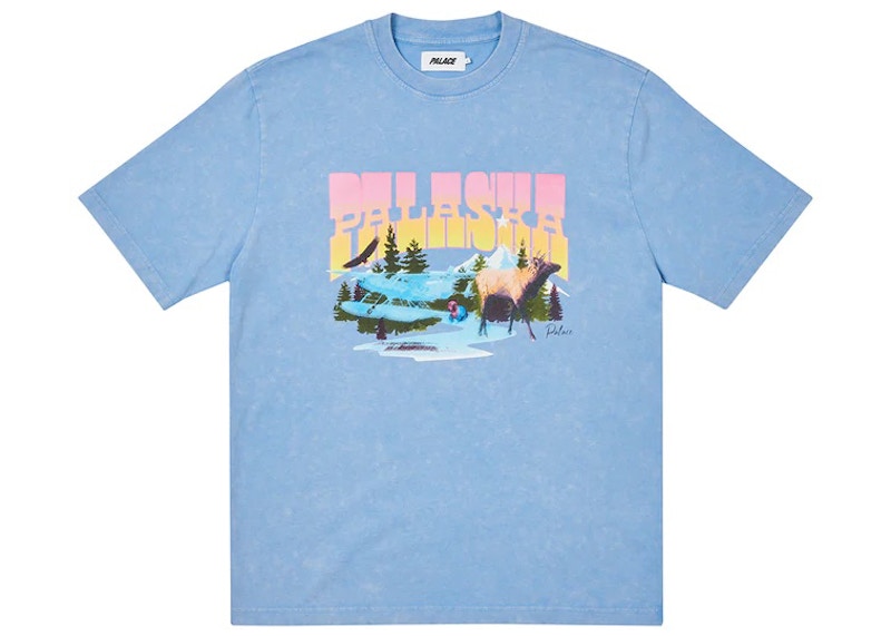 Palace Palaska Dye T-shirt Blue