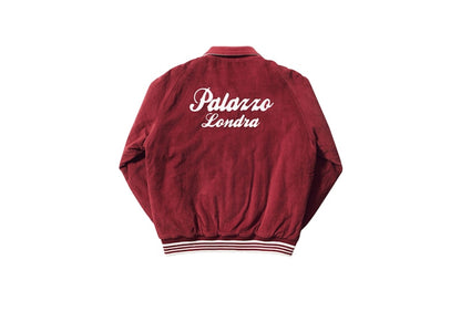 Palace Palazzo Cord Bomber Burgundy