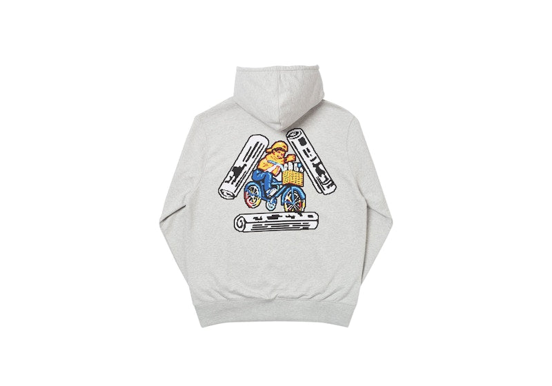 Palace Palboy Hood Grey Marl