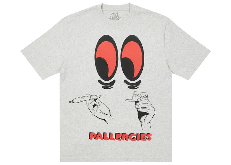 Palace Pallergies T-shirt Grey Marl
