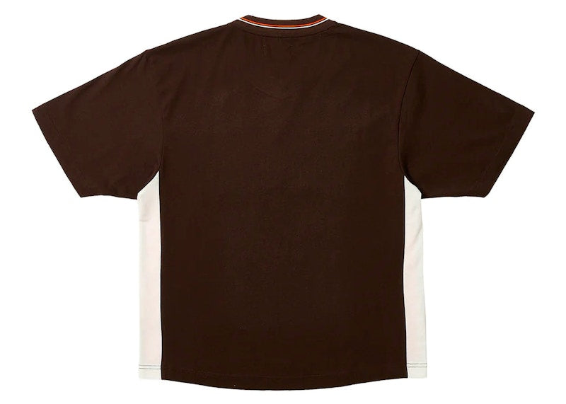 Palace Panel V-Neck Jersey Brown