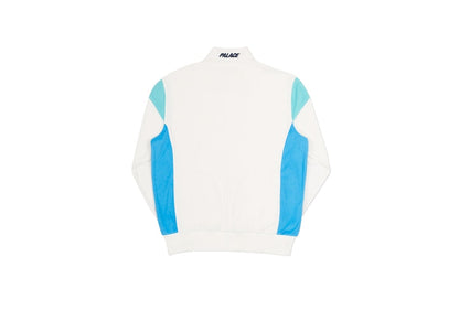 Palace Panelled Track Top White/Blue/Light Blue