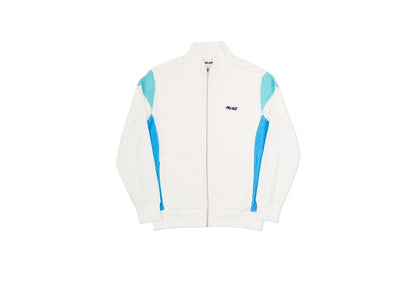 Palace Panelled Track Top White/Blue/Light Blue