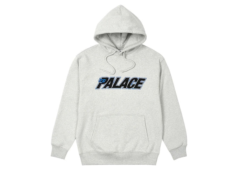 Palace Panther Hood Grey Marl