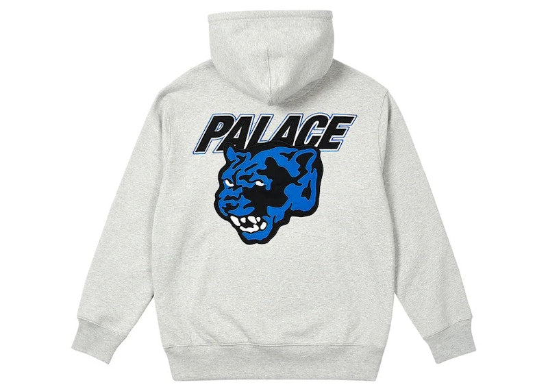 Palace Panther Hood Grey Marl