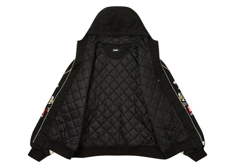 Palace Pasta Jacket Concrete Black
