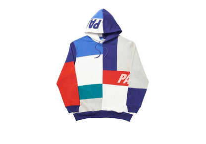 Palace Patch Hood Grey Marl Multi