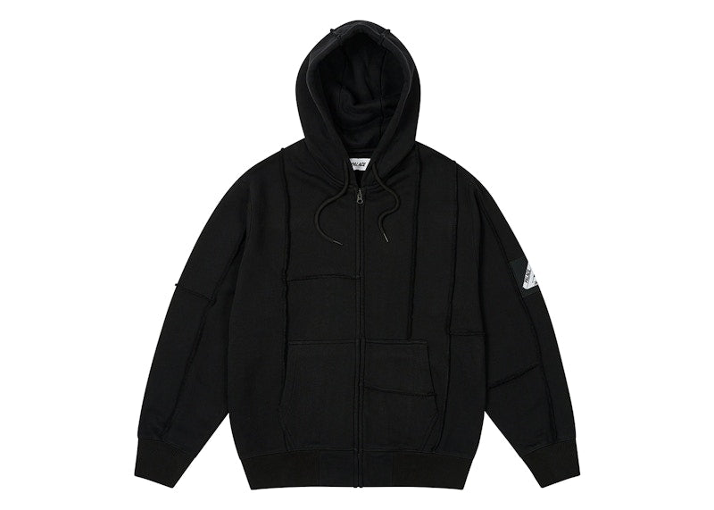 Palace Patch Me Up Zip Hood Black