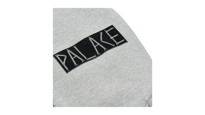 Palace Patch Up Zip Hood Grey Marl
