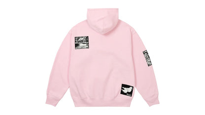 Palace Patch Up Zip Hood Lush Flush
