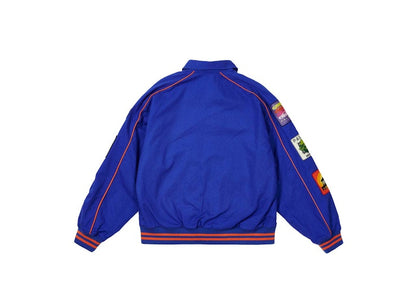 Palace Patches Cotton Bomber Royal Blue