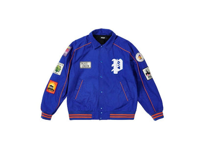 Palace Patches Cotton Bomber Royal Blue