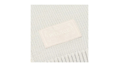Palace Patchwork Zip Knit White