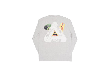 Palace Payne Longsleeve Grey Marl