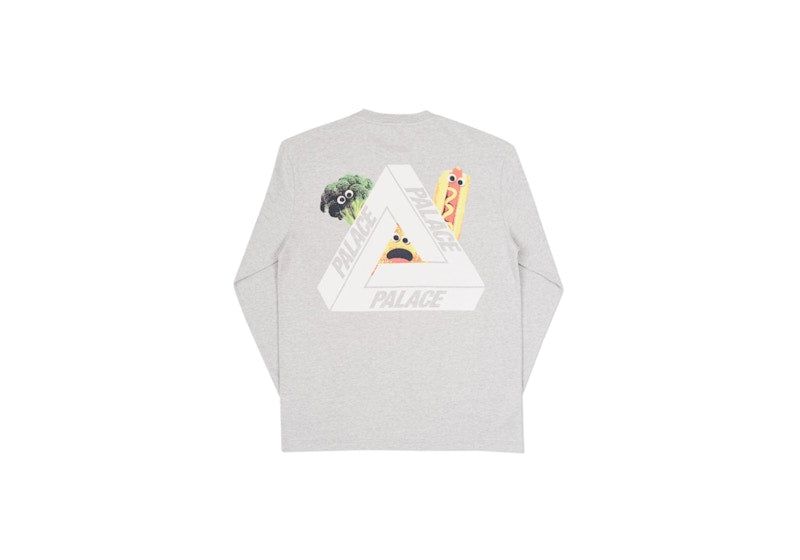 Palace Payne Longsleeve Grey Marl