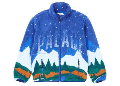 Palace Peak Funnel Fleece Blue