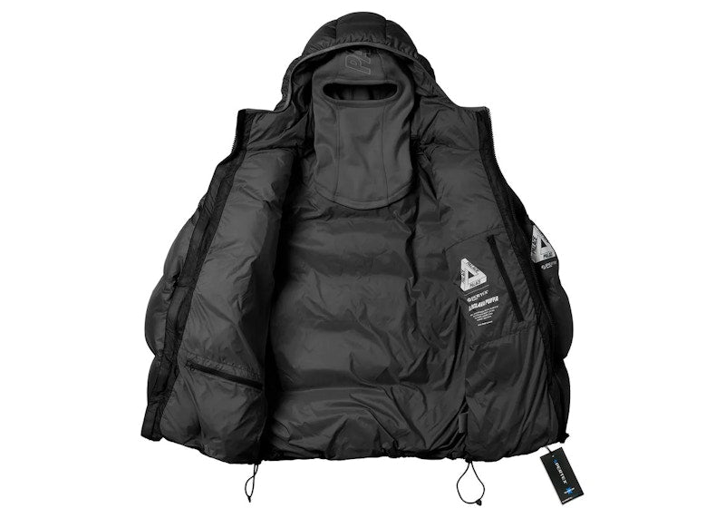 Palace Pertex Frost Balaclava Puffa Black