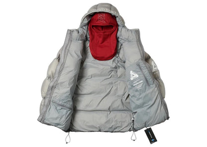 Palace Pertex Frost Balaclava Puffa Grey