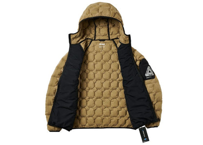 Palace Pertex Lighten Up Down Jacket Tan