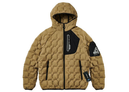 Palace Pertex Lighten Up Down Jacket Tan